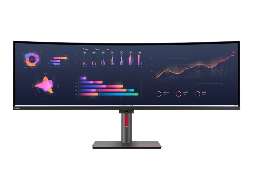7a0a60ba-3926-46b1-8891-2821679fc2d7 Lenovo ThinkVision P49w-30 - LED monitor - ukrivljen - 49" - HDR - slika 1