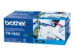 Brother TN135C - visok donos - cian - originalna - kartuša s tonerjem