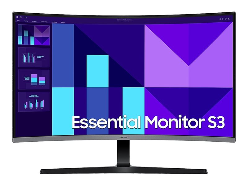 7d710a09-c32b-4ad9-a905-1d28870416b0 Samsung Essential S3 S32D390GAU - Serija S39GD - LED monitor - ukrivljen - Full HD (1080p) - 32" - slika 1