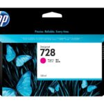 HP F9J66A Črnilo 728 Magenta 130 ml