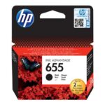 HP 655 - črna - originalna - kartuša s črnilom