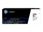HP 658X - visoka zmogljivost - škrlatna - originalna - LaserJet - kartuša s tonerjem (W2003X) - slika 2