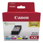 Canon CLI-581XXL C/M/Y/BK Multi Pack - 4-pack - XXL velikost - črna, rumena, cianova, škrlatna - originalna - črnilni vložek