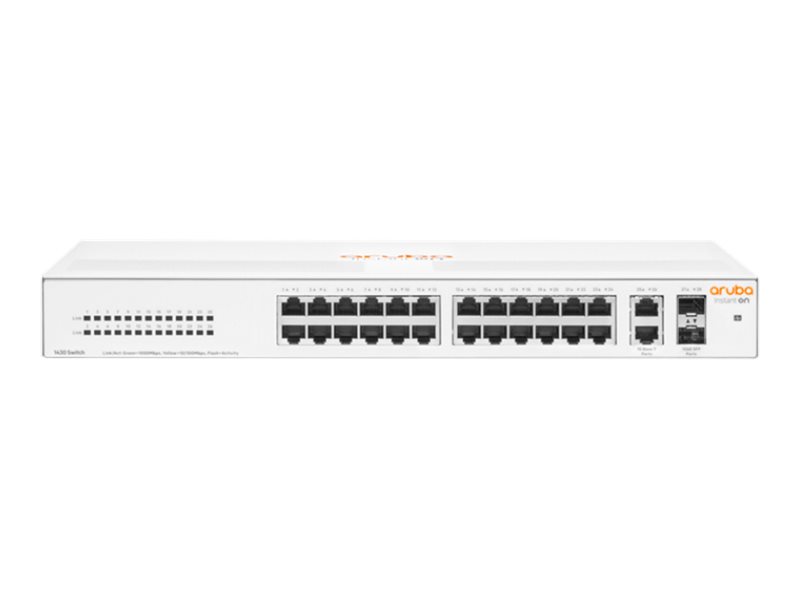 8b64369f-ff5c-4c1f-8d62-813a5c8277f9 HPE Networking Instant na 1430 26G 2SFP stikalo - stikalo - 26 vrat - neupravljano - montažno na stojalo - slika 1