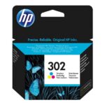 HP 302 - barva (cianova, škrlatna, rumena) - originalna - kartuša s črnilom