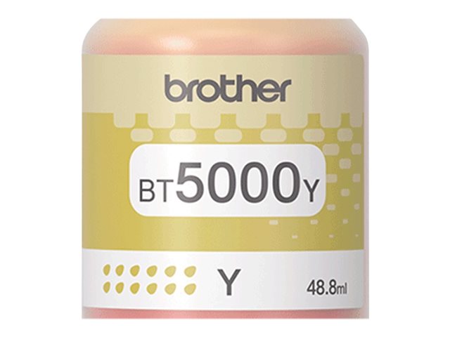 8d7d4de3-8b85-4f70-b28a-361d943f0f76 Brother BT5000Y - Ultra High Performance - rumena - originalna - polnjenje črnila - slika 1