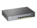 Zyxel GS1350-12HP - stikalo - 8 vrat - pametno - nastavljivo na stojalo