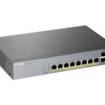 Zyxel GS1350-12HP - stikalo - 8 vrat - pametno - nastavljivo na stojalo