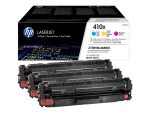 HP 410X - 3-pakiranje - Visok donos - rumena, cian, škrlatna - originalna - LaserJet - kartuša s tonerjem (CF252XM)