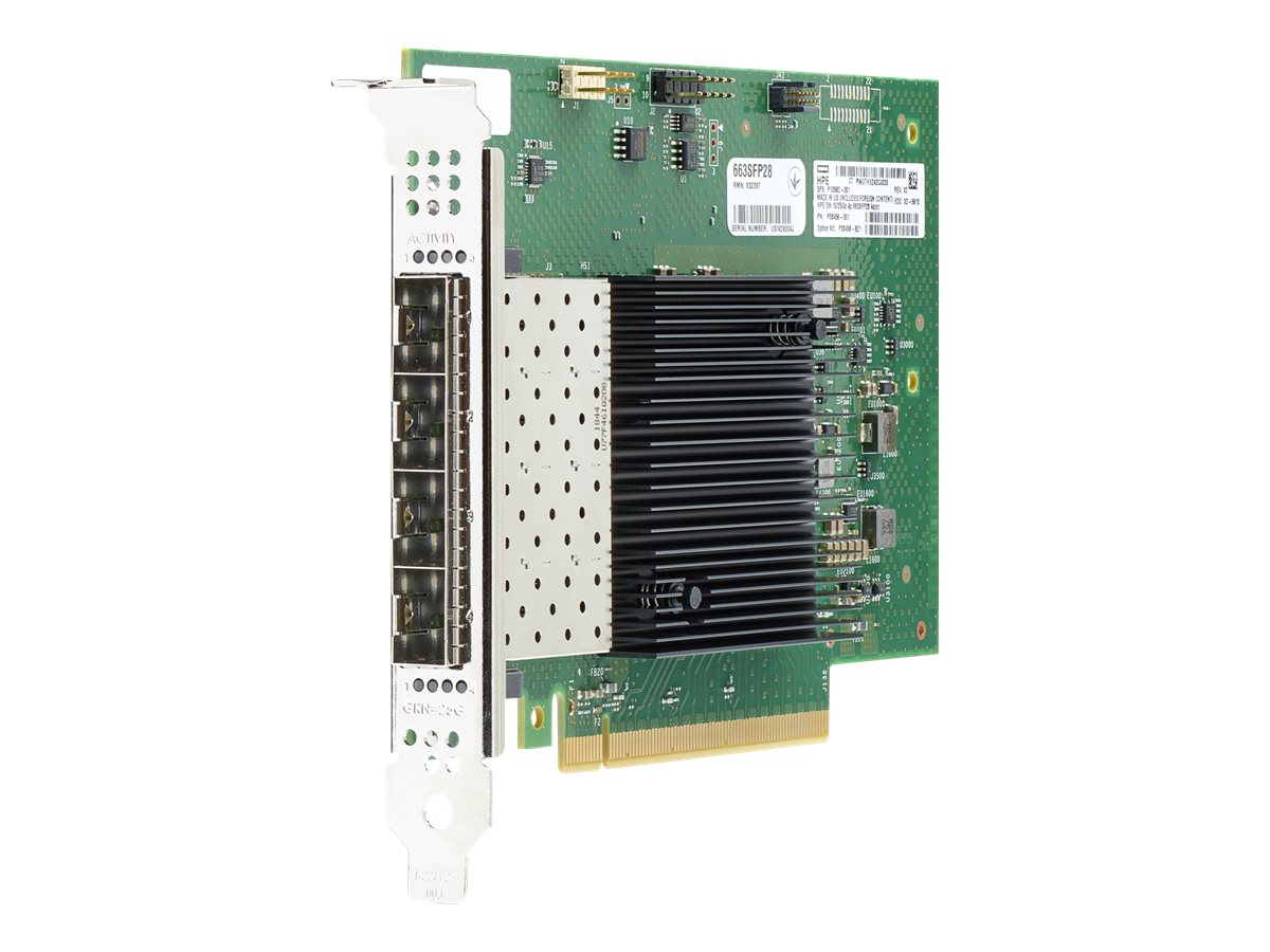920657a8-dd0f-4e83-a6db-c2b9bf7fae7c Intel E810-XXVDA4 - omrežna kartica - PCIe 4.0 x16 - 25-gigabitni SFP28 x 4 - slika 1