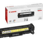 Canon 718 Rumena - rumena - originalna - kartuša s tonerjem