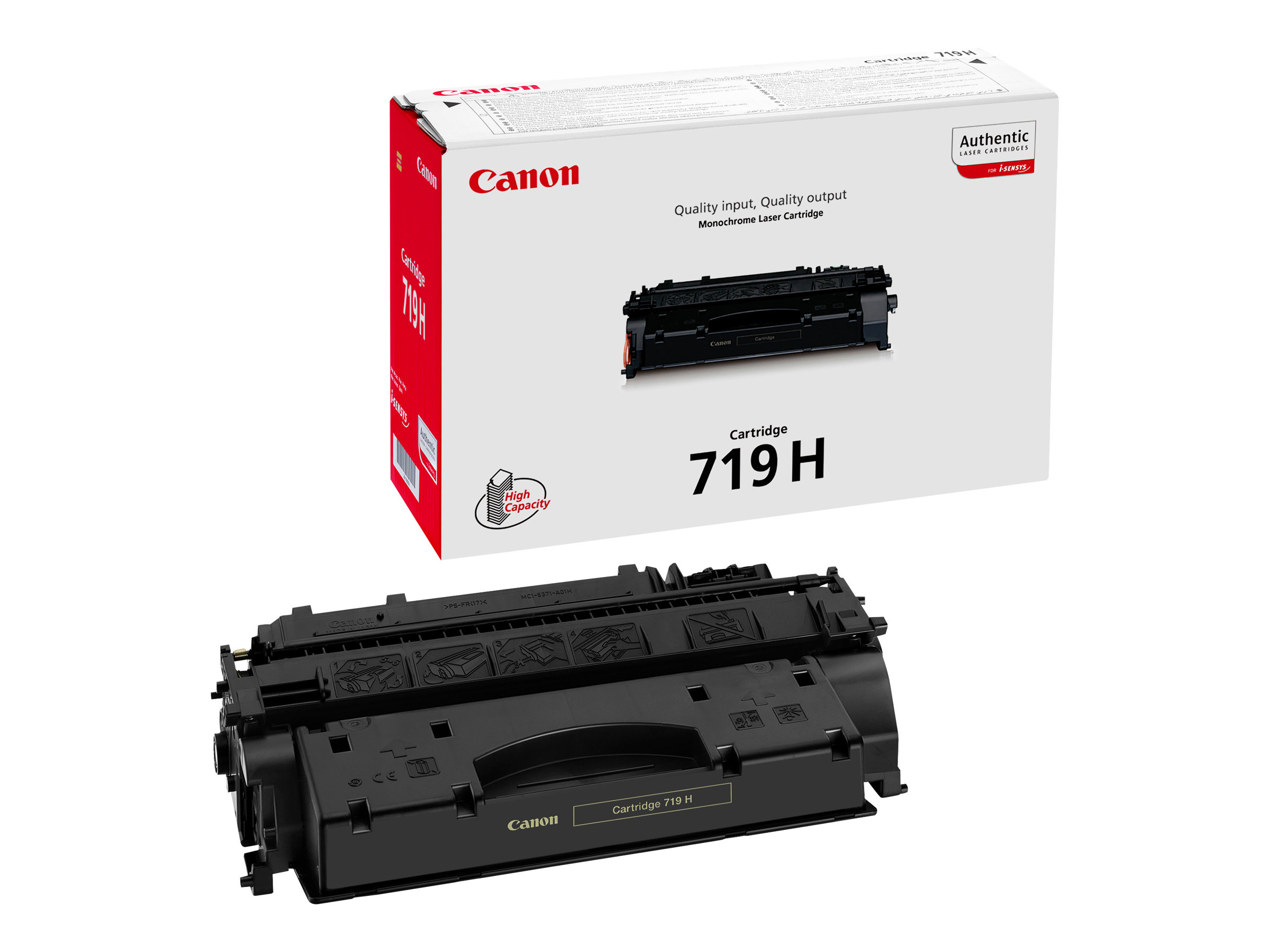 98f50eda-5a0f-4357-ab1e-1ee496d26869 Canon 719 H - črna - originalna - kartuša s tonerjem - slika 1