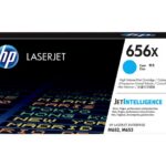 HP 656X - visok izkoristek - cian - originalni - LaserJet - kartuša s tonerjem (CF461X)
