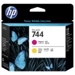 HP F9J87A Tiskalna glava 744 Magenta in Yellow, za DesignJet Z2600 / Z5600