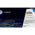 HP 650A - rumena - originalna - LaserJet - kartuša s tonerjem (CE272A)
