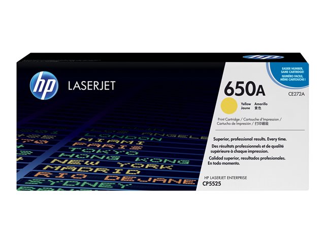 a026980e-47bc-4e47-8567-23e510304e4d HP 650A - rumena - originalna - LaserJet - kartuša s tonerjem (CE272A) - slika 1