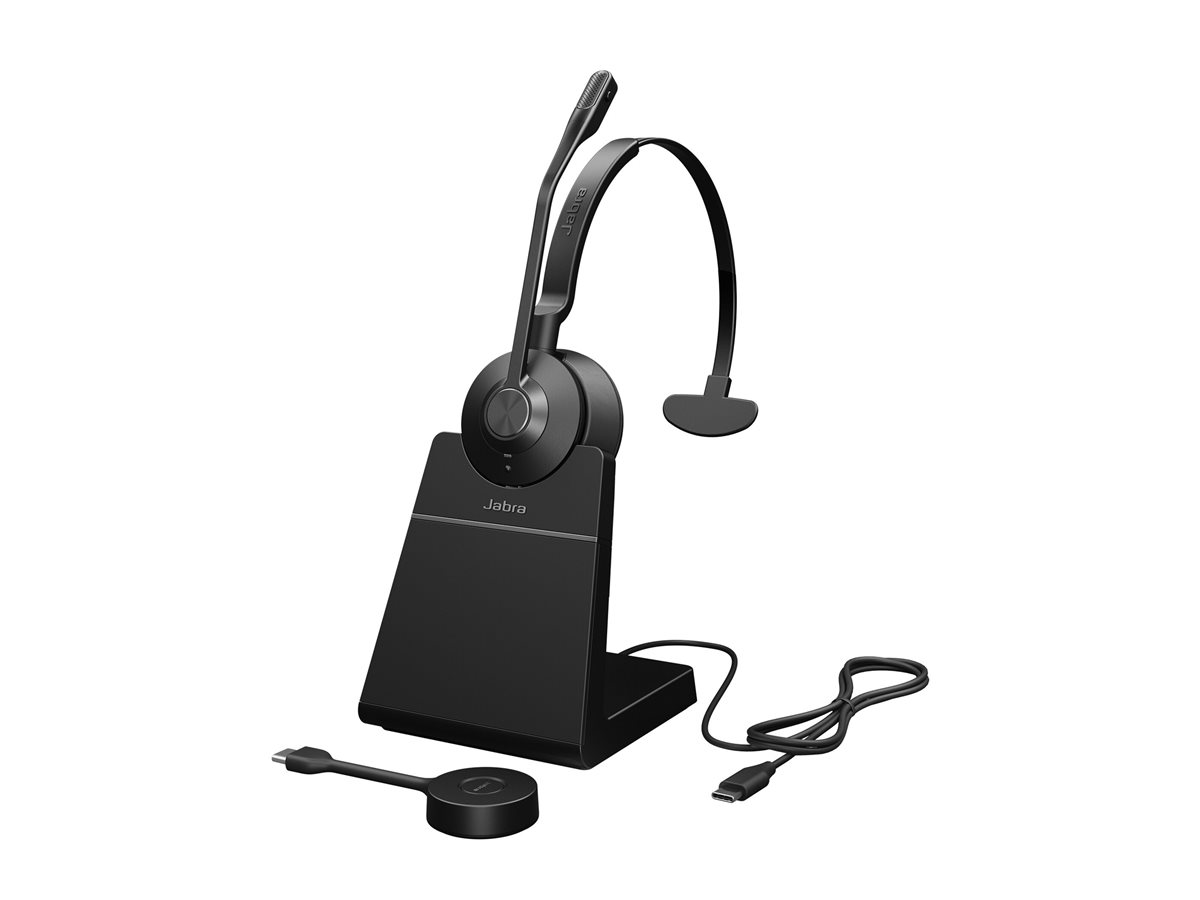 a4ae47b4-4bd5-4321-95d5-01b63b636d53 Jabra Engage 55 SE Mono - slušalke - USB-C prek adapterja DECT - slika 1