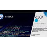 HP 650A - cian - original - LaserJet - kartuša s tonerjem (CE271A)