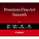 Canon Premium Fine Art Smooth FA-SM1 - fotografski papir - gladek - 25 listov - A2 - 310 g/m²