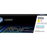 HP 203X - Visoka zmogljivost - rumena - originalna - LaserJet - kartuša s tonerjem (CF542X)