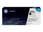 HP 650A - črna - original - LaserJet - kartuša s tonerjem (CE270A)