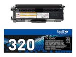 Brother TN320BK - črna - originalna - kartuša s tonerjem - slika 2
