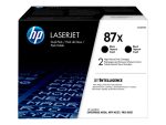 HP 87X - 2-pakiranje - Visok izkoristek - črna - originalna - LaserJet - kartuša s tonerjem (CF287XD) - slika 3