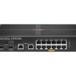 HPE Aruba 6100 12G Class4 PoE 2G/2SFP+ 139W Stikalo - stikalo - 16 vrat - Upravljano - nastavljivo na stojalo