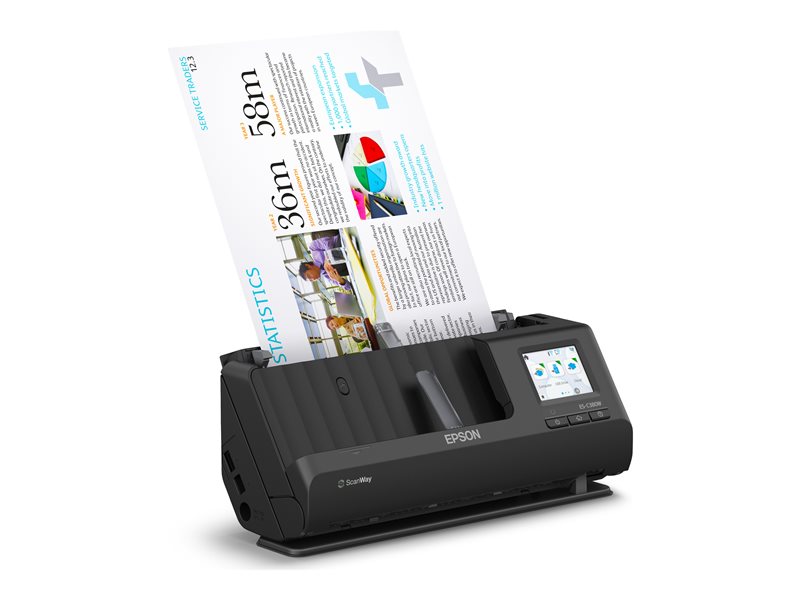 c790b8d5-5cef-4a76-a019-04e2db6b1a4c Epson ES-C380W - optični bralnik - namizni - USB 2.0, Wi-Fi(n) - slika 1