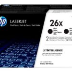 HP 26X - 2-pakiranje - Visok donos - črna - originalna - LaserJet - kartuša s tonerjem (CF226XD)