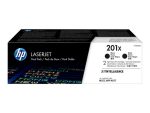 HP 201X - 2-pakiranje - Visok donos - črna - originalna - LaserJet - kartuša s tonerjem (CF400XD)