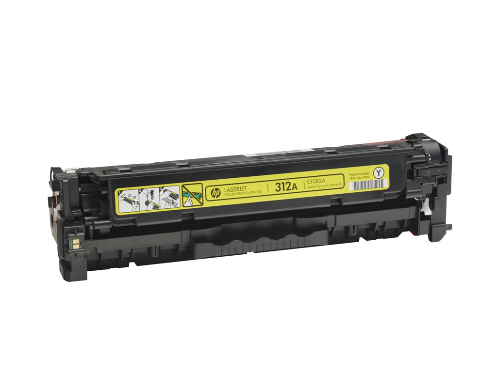 d7fb224e-cadd-4028-bc5a-300720d0e04c HP 312A - rumena - originalna - LaserJet - kartuša s tonerjem (CF382A) - slika 1