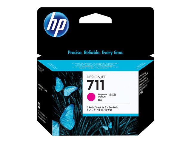 dabd3a5d-cf26-49c2-887b-2de22784011f ČRNILO HP MAGENTA 711 ZA DESIGNJET T520/T120 29ml ; 3 PACK - slika 1