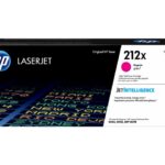 HP 212X - visok izkoristek - škrlatna - originalna - LaserJet - kartuša s tonerjem (W2123X)