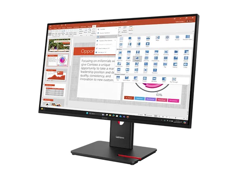 dcd9f2f4-5983-4f2a-b231-05f8be4b6a30 Lenovo ThinkVision T27-40 - LED monitor - Full HD (1080p) - 27" - slika 1
