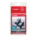 Canon PGI-520BK Twin Pack - 2-paket - črna - originalna - črnilni vložek