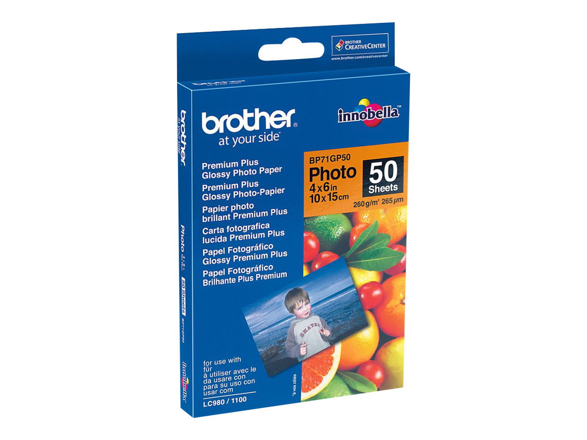 e92d3ce4-9af9-4e17-a8e1-150a222bceee Brother BP - foto papir - sijajni - 50 listov - 100 x 150 mm - slika 1