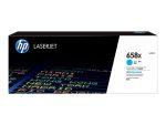HP 658X - visoka zmogljivost - cian - original - LaserJet - kartuša s tonerjem (W2001X)
