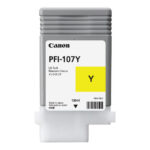 Canon PFI-107 Y - rumena - originalna - črnilni vložek