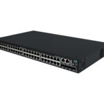 HPE Networking Comware 5150L 48p 10M/100M/1G PoE+ 4p SFP+ 1G/10G 390W stikalo - stikalo - 48 vrat - upravljano - montaža v rack