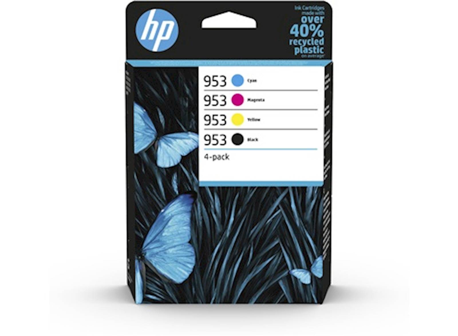 152404 KOMPLET ČRNIL HP 953 ČRNA, CYAN, MAGENTA, RUMENA ZA OJ PRO 7720/7730/7740/8710/8720/8730/8740 - slika 1