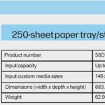 HP LaserJet 250 Sheet Paper Tray/Stand