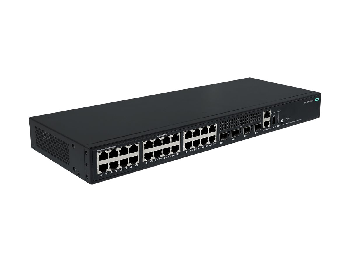 1f1152e6-cd0a-4d61-bd10-0cf33d86c5cf HPE Networking Comware 2150 24p 10M/100M/1G 4p SFP+ 1G/10G - stikalo - 24 vrat - upravljano - priklopno v rack - slika 1