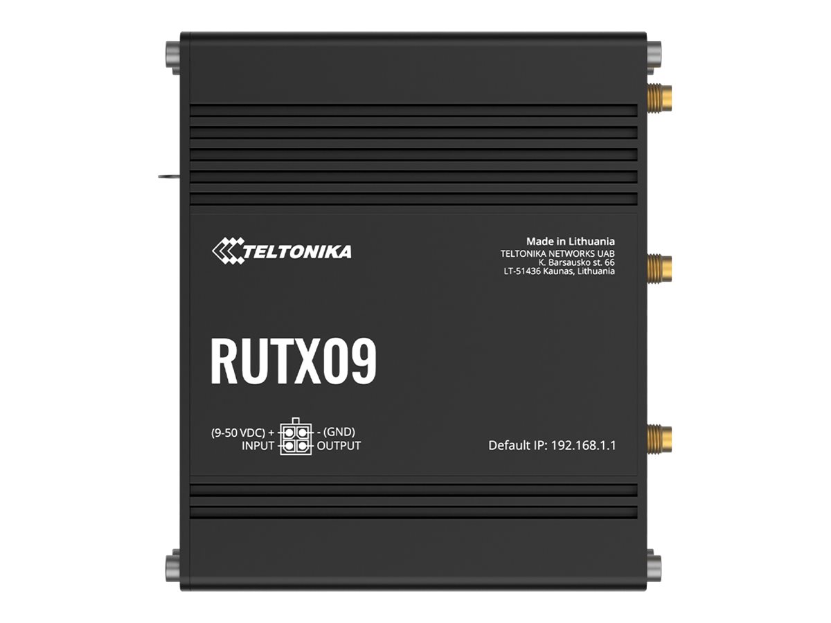28b15e54-9985-48f0-83fa-50a36e51a4b9 Teltonika RUTX09 - brezžični usmerjevalnik - WWAN - 3G, 4G - namizni računalnik - slika 1