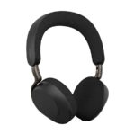 Jabra Evolve3 75 UC - slušalke - USB-C preko Bluetooth adapterja - Zoom Certified - z brezžično polnilno blazinico