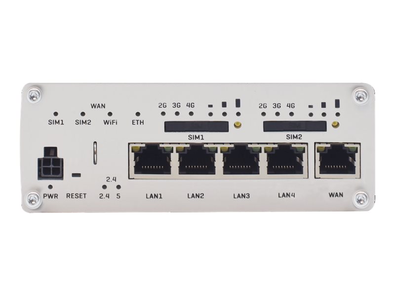 342593cd-7f8e-4f18-84c4-859f3b8ad80a Teltonika RUTX12 - brezžični usmerjevalnik - WWAN - Wi-Fi 5, Bluetooth - 4G, 3G - namizni računalnik - slika 1