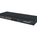 HPE Omrežje Comware 5050EI 20p 10/100/1000BASE-T 4P Smart Rate 1/2.5GbE 4p SFP 1G/2.5G AC stikalo - stikalo - 20 vrat - upravljano - montaža v rack