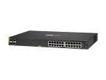 HPE Aruba 6100 24G Class4 PoE 4SFP+ - stikalo - 28 vrat - Upravljano - nastavljivo na stojalo - slika 2