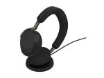 Jabra Evolve3 75 UC - slušalke - USB-C preko Bluetooth adapterja - Zoom Certified - z brezžično polnilno blazinico - slika 2