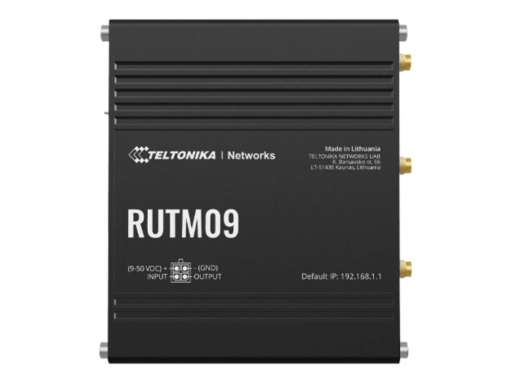 866fe3aa-62ed-4a27-8857-0b15c33e345c Teltonika RUTM09 - usmerjevalnik - WWAN - 3G, 4G - namizje - slika 1
